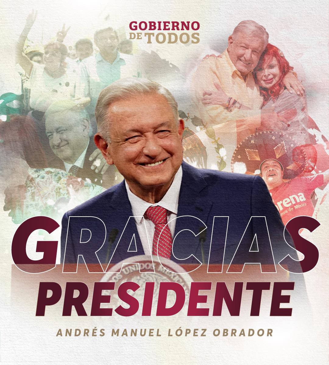 Leyenda del mejor presidente que ha tenido México