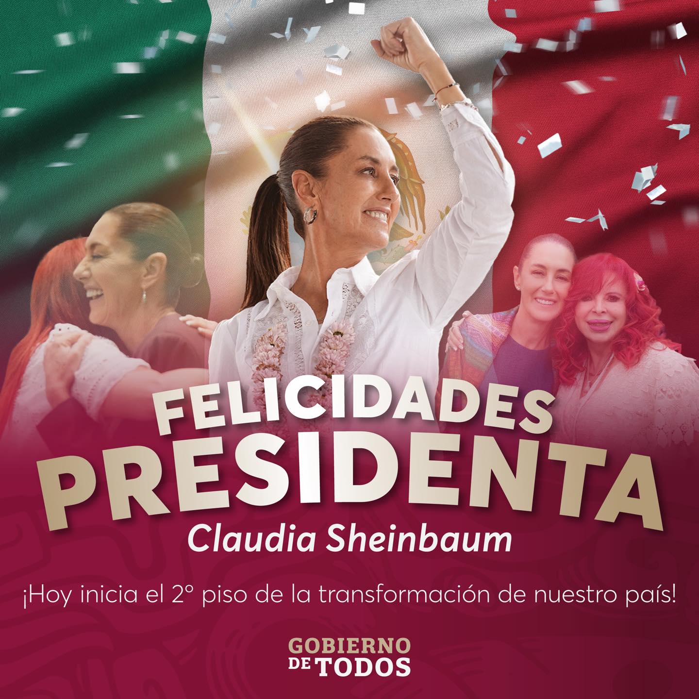 Qué relevo es nuestra querida Claudia Sheinbaum Pardo!