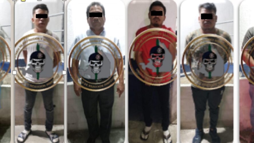 Presuntos traficantes de personas