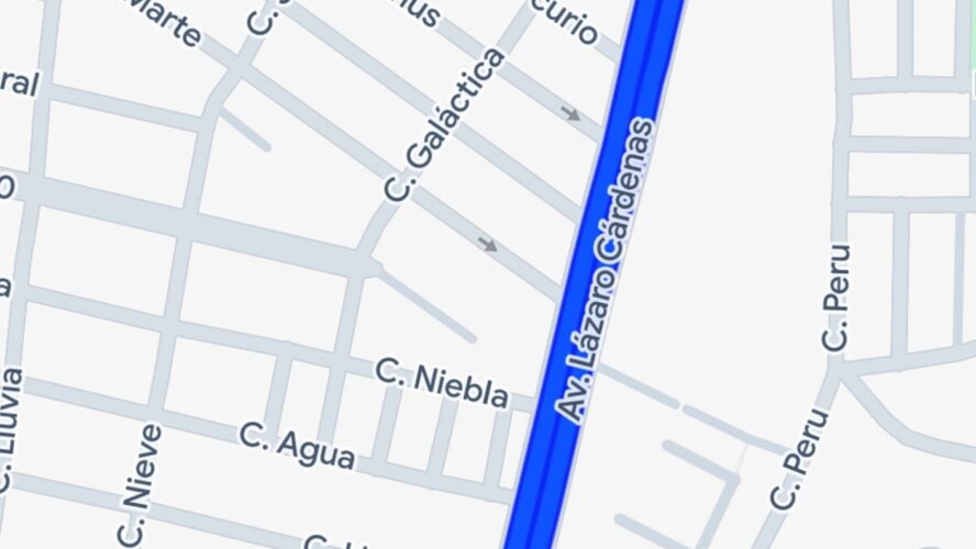 Pavimentación en tramos viales