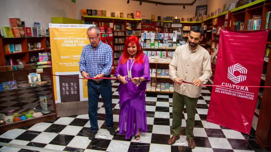 Reapertura de la Librería del Fondo de Cultura Económica y Educal, Juan de la Cabada Vera