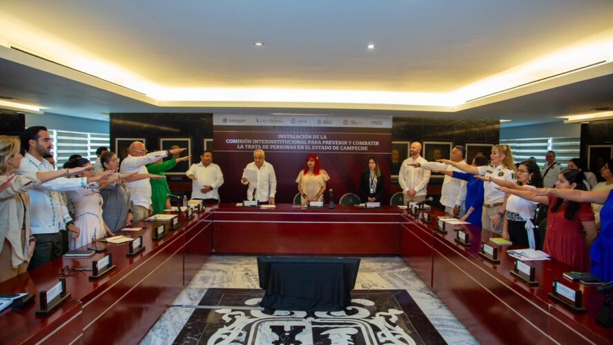 Toma de protesta como presidenta de la Comisión Interinstitucional para Prevenir y Combatir la Trata de Personas en Campeche