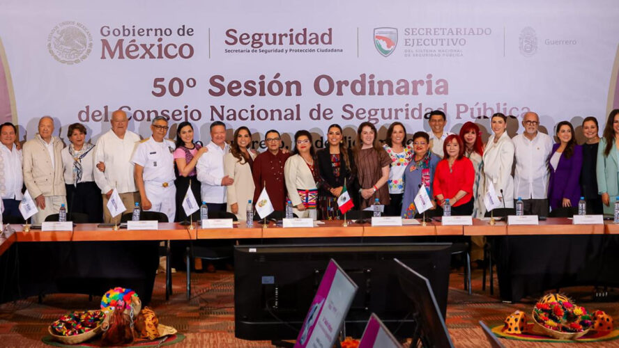 Campeche Reafirma su Compromiso con la Seguridad en la 50ª Sesión del Consejo Nacional