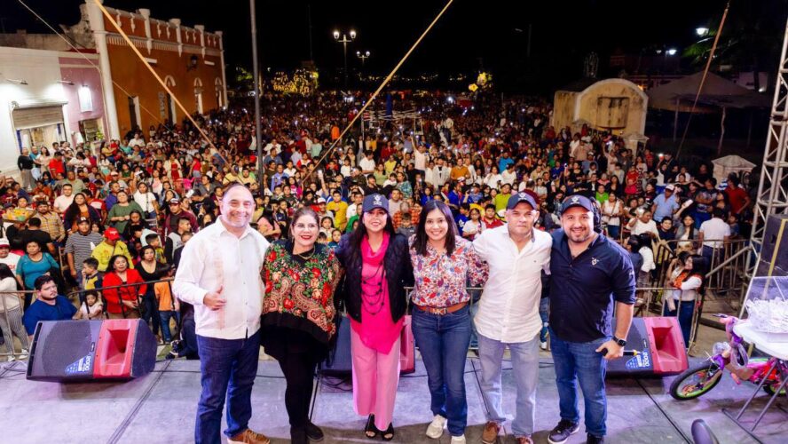 Una noche muy divertida y llena de emociones pasaron ayer las familias de Hopelchén en la Posada Del Jaguar