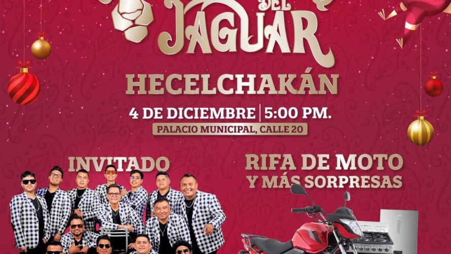Este 4 de diciembre llega la Posada del Jaguar a Hecelchakán