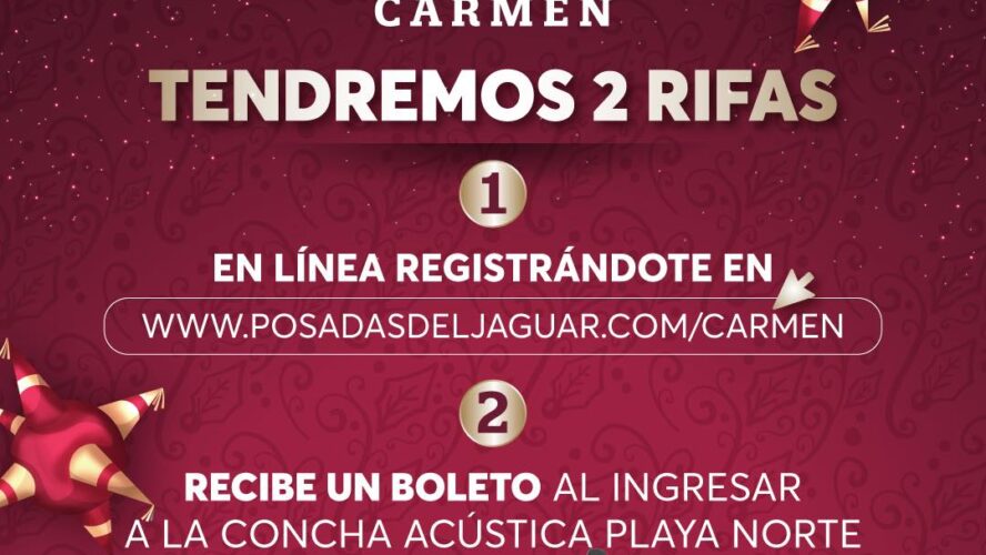 Les comparto esta información importante sobre las dos rifas que tenemos en las Posadas Del Jaguar