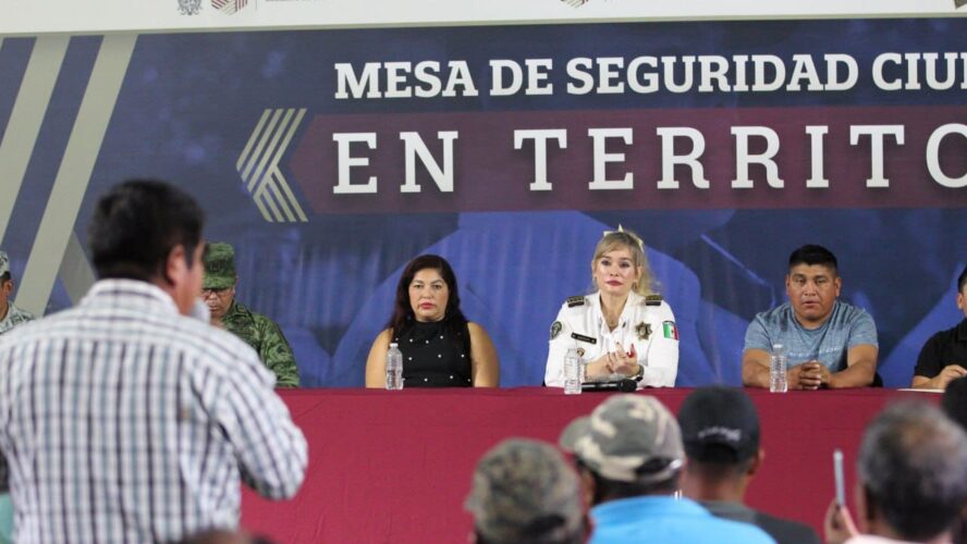 Mesa de seguridad en La Mancolona, Calakmul