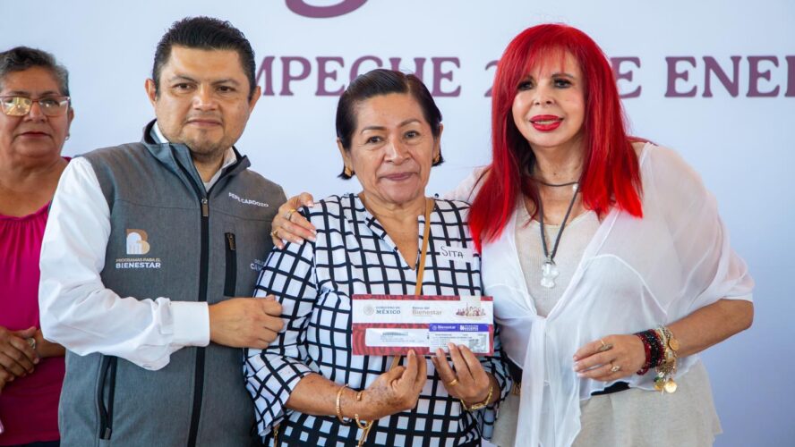 Entrega de 2,443 tarjetas mujeres bienestar en Campeche