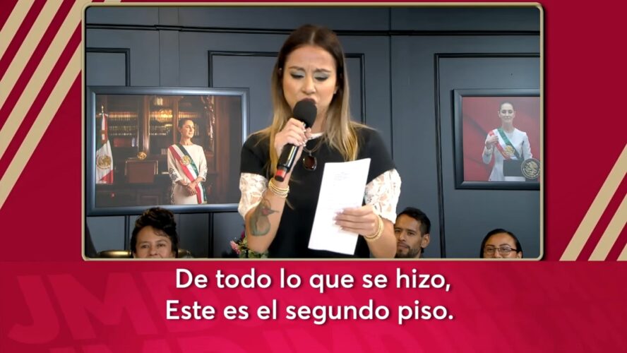 Canción completa de Tenemos Presidenta con A