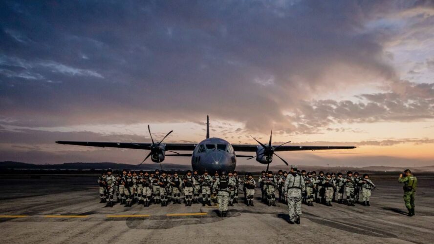 Trasladan 500 elementos de la Guardia Nacional a la frontera para apoyo migratorio