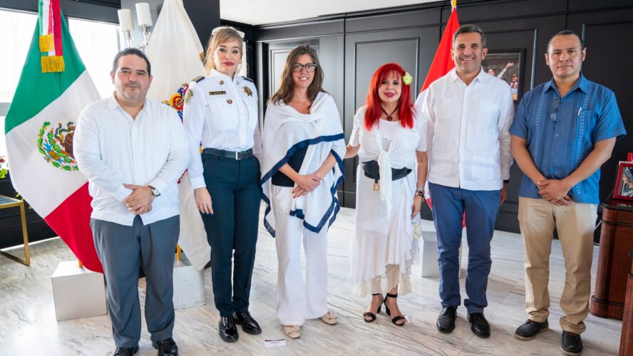 Reunión con la cónsul de Canadá, Catherine Genois