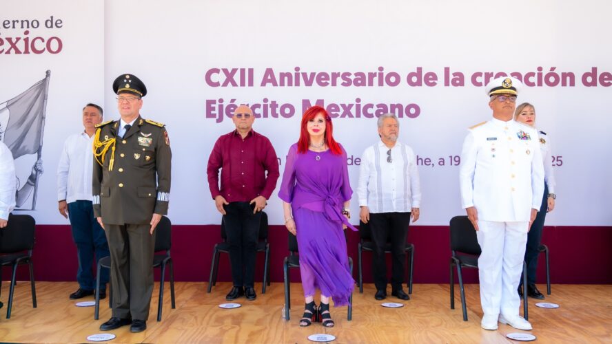 Conmemoración del CXII Aniversario de la creación del Ejército Mexicano
