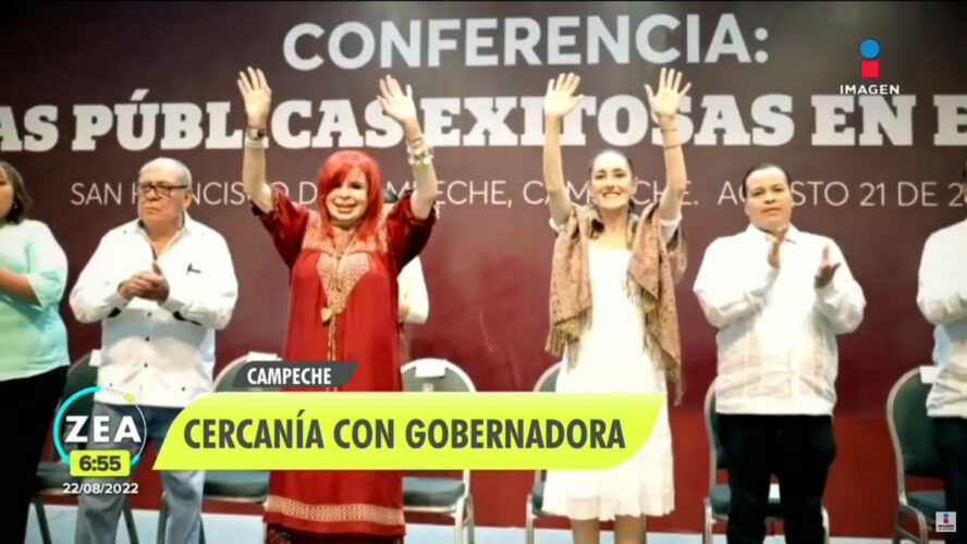 Claudia Sheinbaum visita Campeche y expresa su cercanía con Layda Sansores