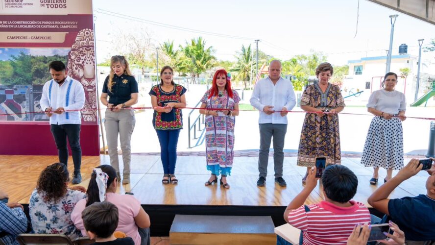 Inauguramos el nuevo parque recreativo en Castamay