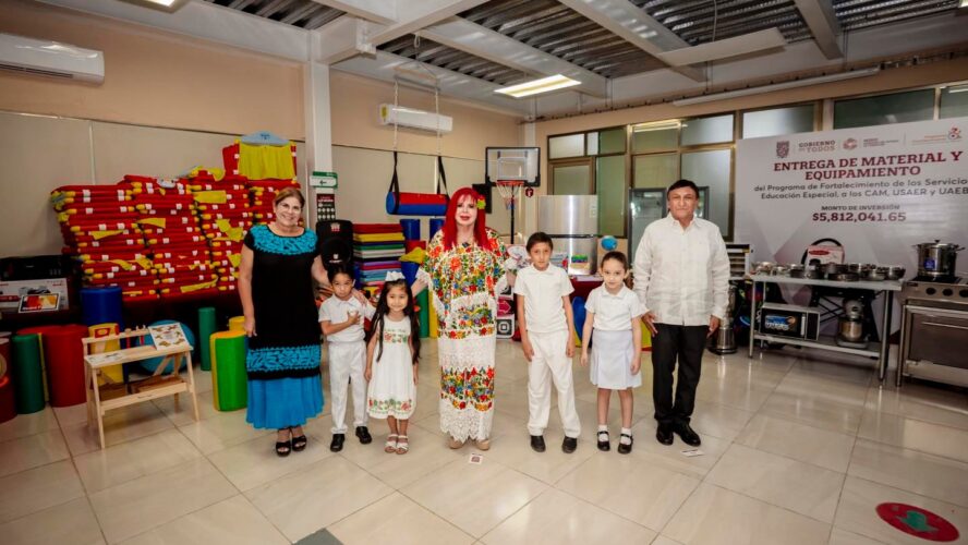 Inversión de 5.8 mdp para fortalecer la educación especial en Campeche