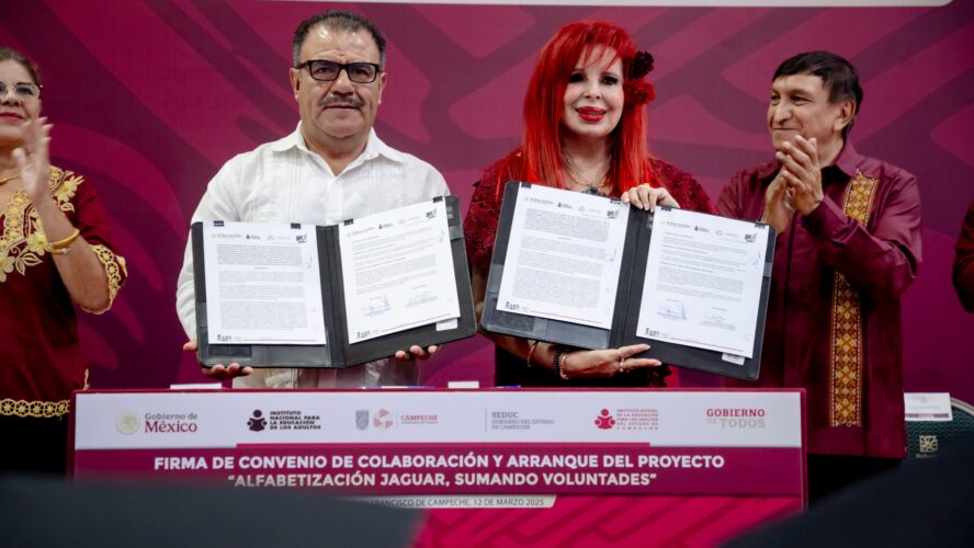 Firma de convenio con INEA y arranque del programa Alfabetización Jaguar: Sumando Voluntades