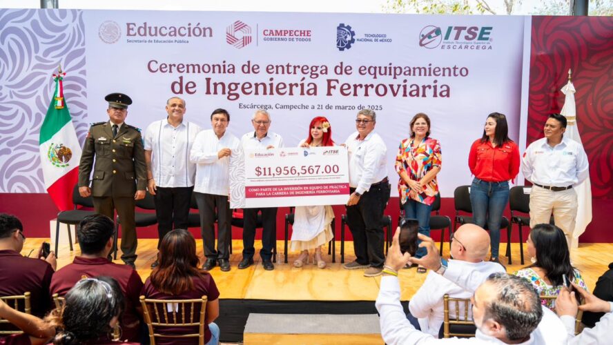 Impulsamos la educación ferroviaria en Escárcega con equipo de última generación