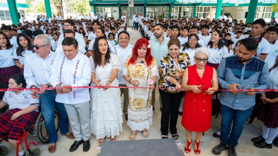 Entregamos domo, equipo y material en Conalep Campeche con inversión de 4.7 mdp