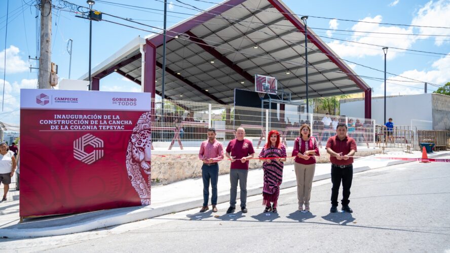 Miércoles de audiencia ciudadana en territorio e inauguración de cancha en la colonia Tepeyac