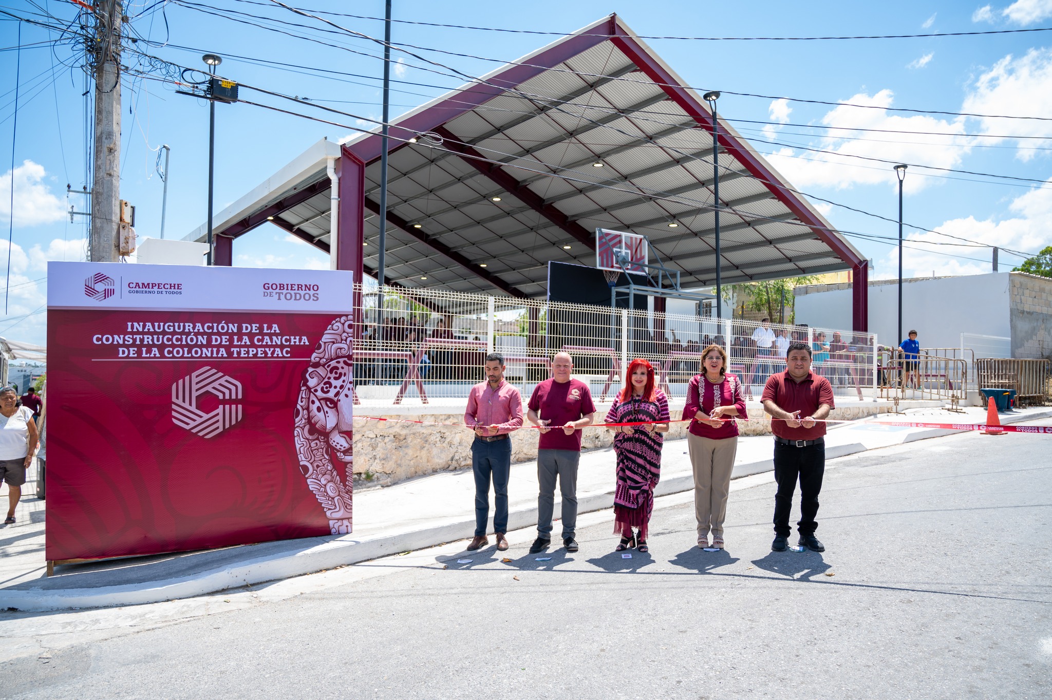 Miércoles de audiencia ciudadana en territorio e inauguración de cancha en la colonia Tepeyac