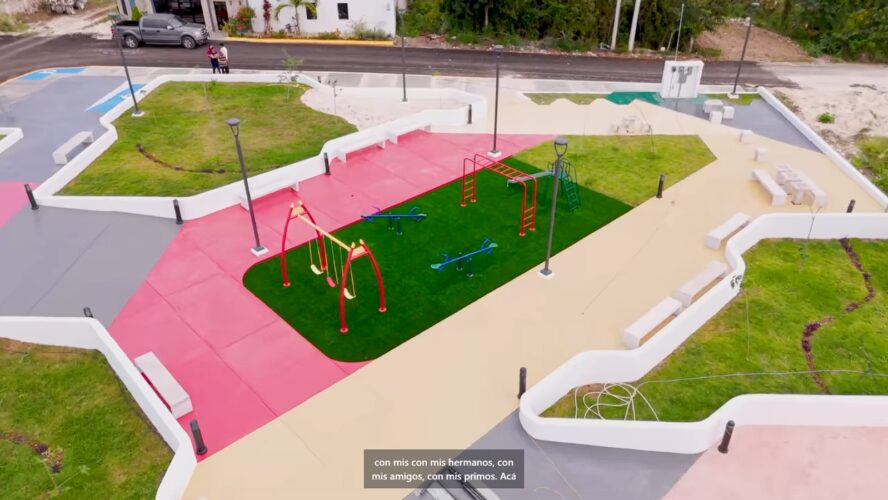 ¡La comunidad de Castamay ya cuenta con nuevo parque recreativo!