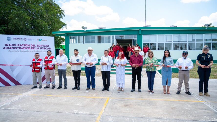 Inauguración del edificio administrativo de la UTCAN