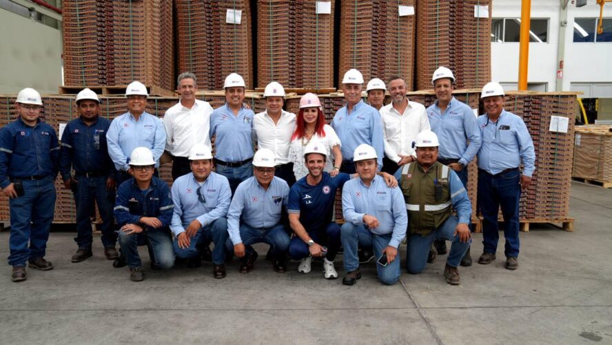 Visita a la planta Cruz Azul en Palmar de Bravo, Puebla