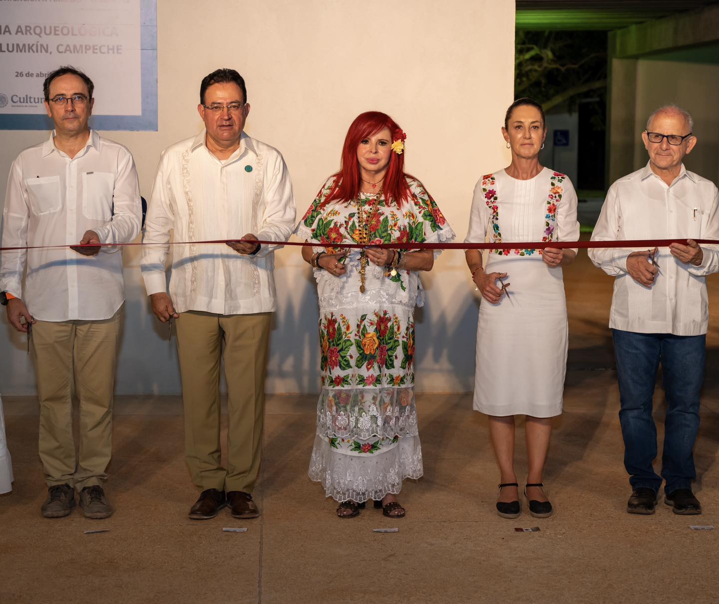 Hoy inauguramos el Centro de Atención a Visitantes en la ancestral urbe prehispánica de Xcalumkín, en Hecelchakán