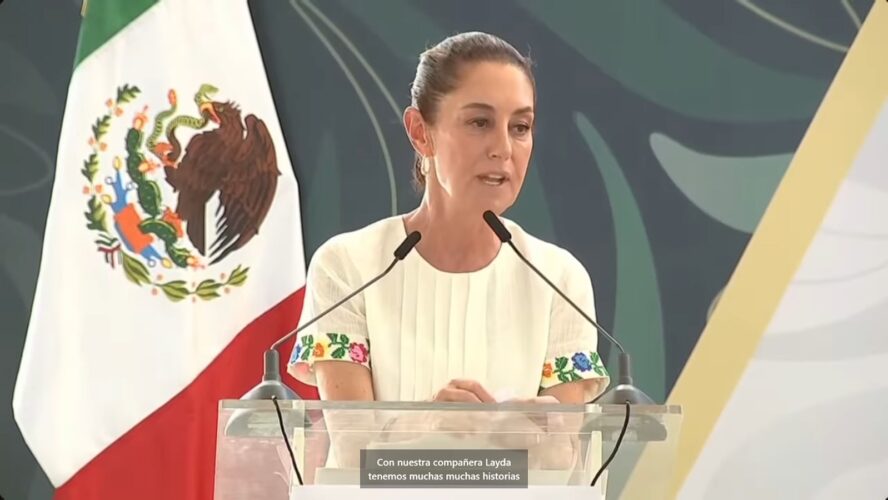 Mi cariño y respeto para nuestra presidenta Claudia Sheinbaum