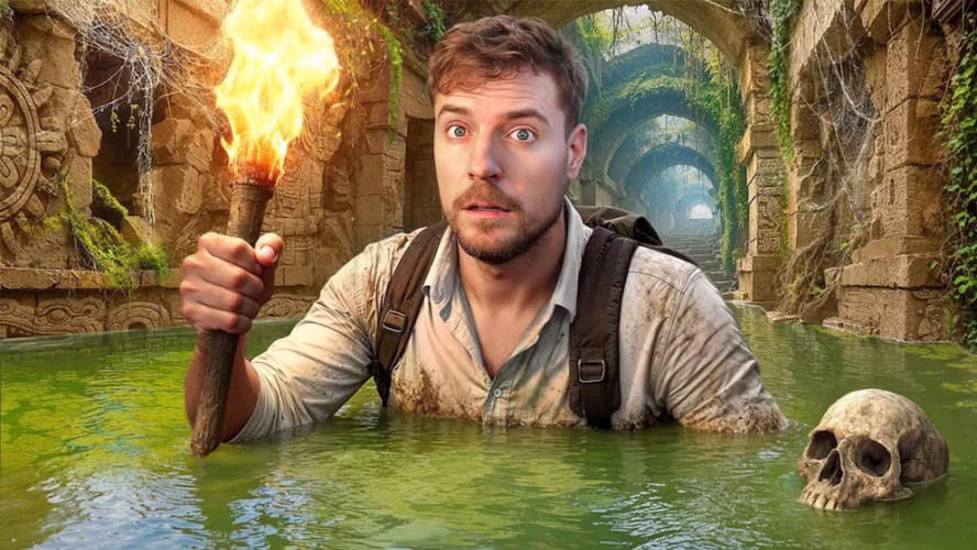 MrBeast estuvo durante 100 horas en un Templo Maya en México y su video generó polémica: por qué