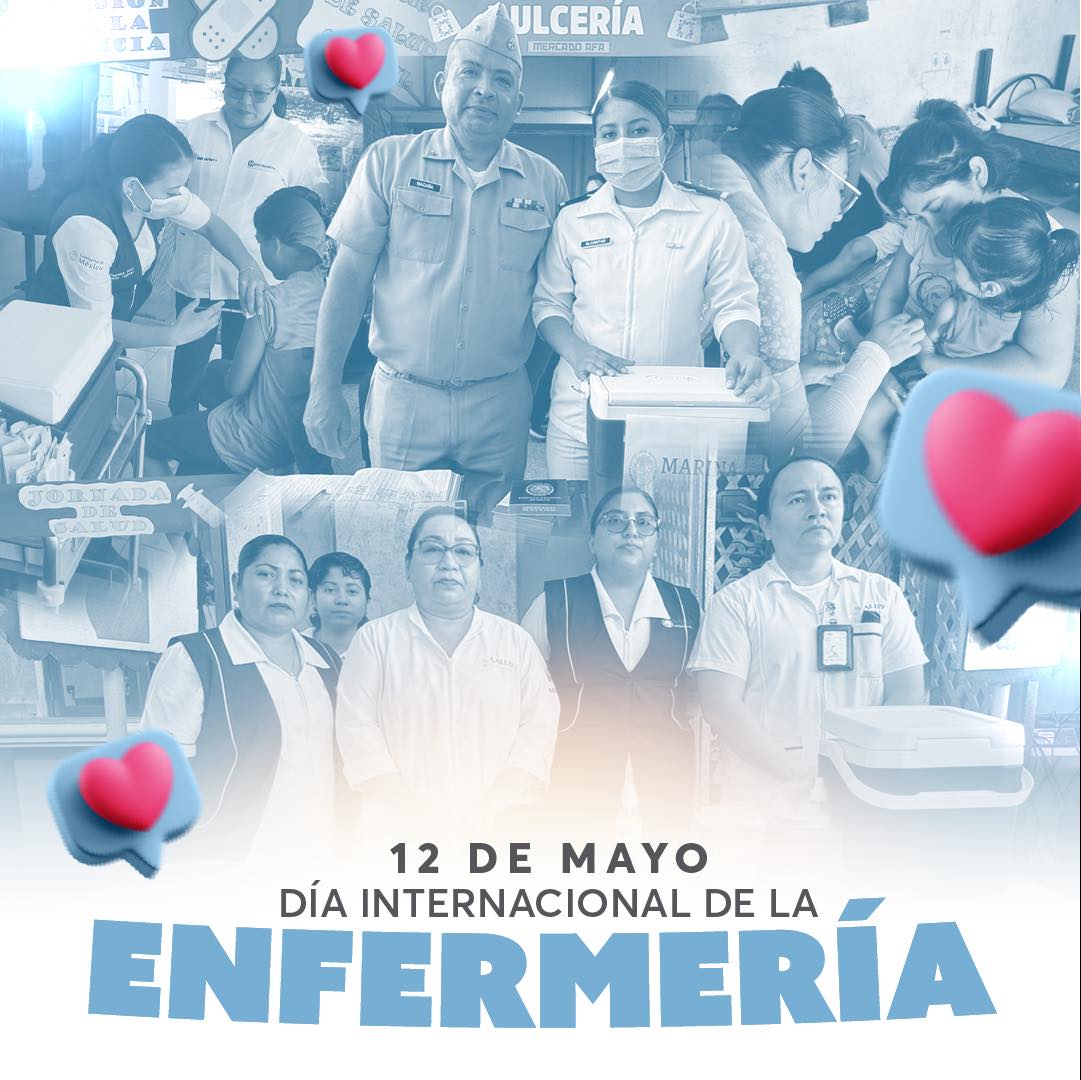 Hoy valoramos y reconocemos a las enfermeras y enfermeros por su compromiso, vocación y humanidad con la que cuidan nuestra salud cada día