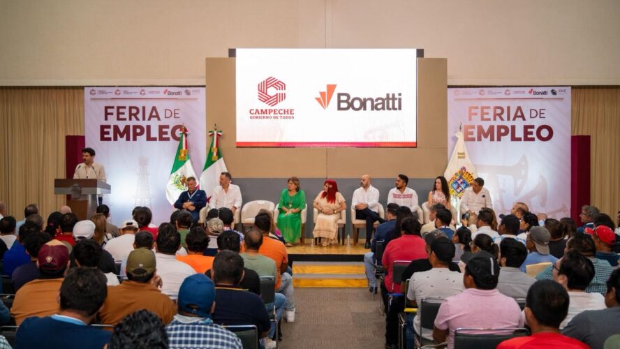 Está mañana inauguramos la Feria de Empleo para la contratación de personal por parte de la empresa internacional Bonatti