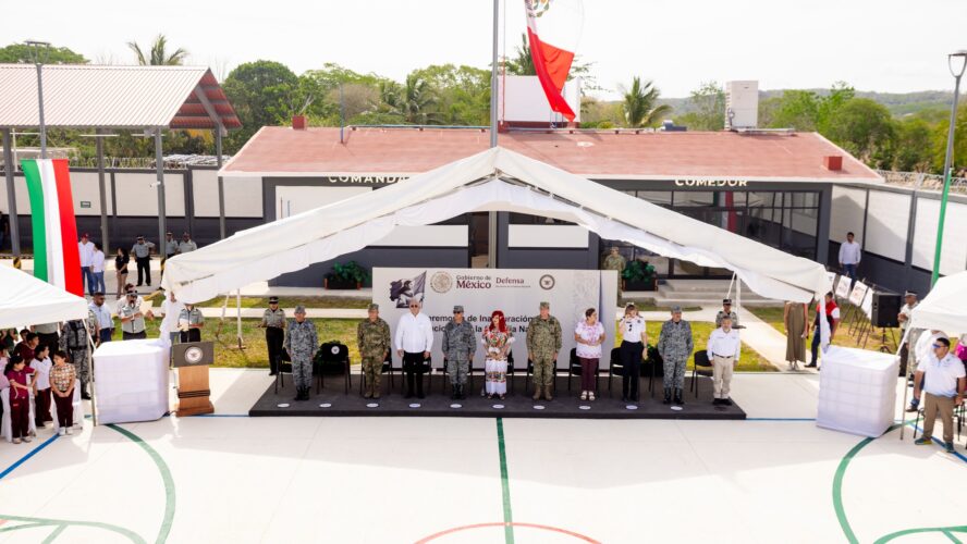 En Hecelchakán, inauguramos el nuevo destacamento de la Guardia Nacional