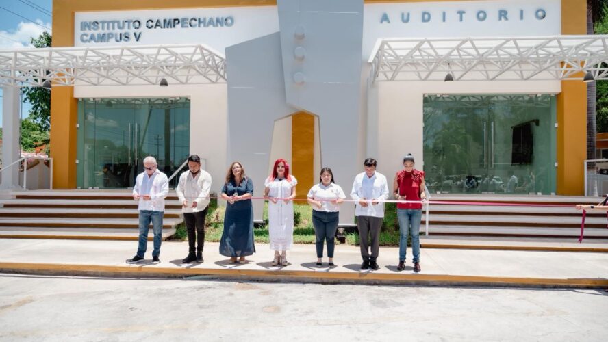 Con una inversión superior a los 27 mdp, inauguramos obras de infraestructura y entregamos equipamiento en el Campus V del Instituto Campechano