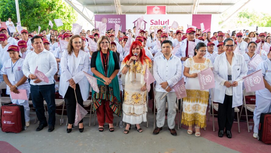 Hoy dio inicio el Programa de Salud Casa por Casa, con una estrategia humanista y transformadora que busca acercar los servicios de salud a los hogares campechanos