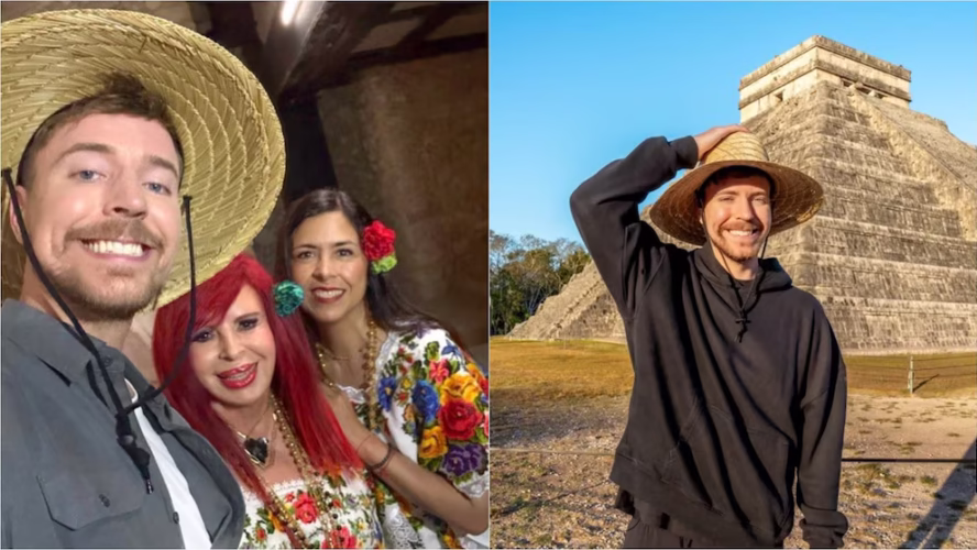 Layda Sansores defiende visita de MrBeast en Campeche; agradece su promoción turística y donativo en pozo de agua