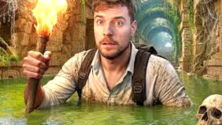 Aquí el VIDEO de Mr. Beast explorando una zona arqueológica maya en Calakmul