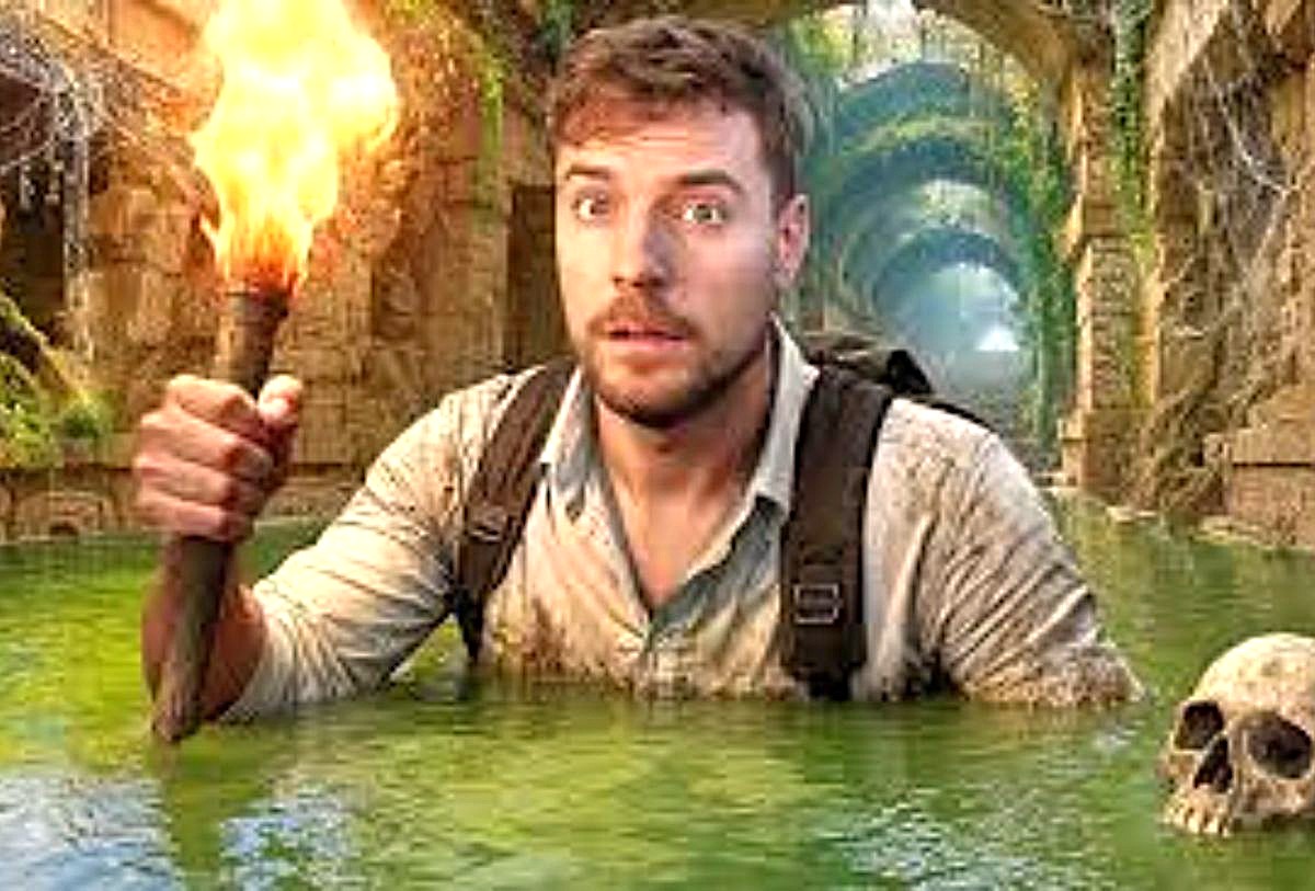 Aquí el VIDEO de Mr. Beast explorando una zona arqueológica maya en Calakmul
