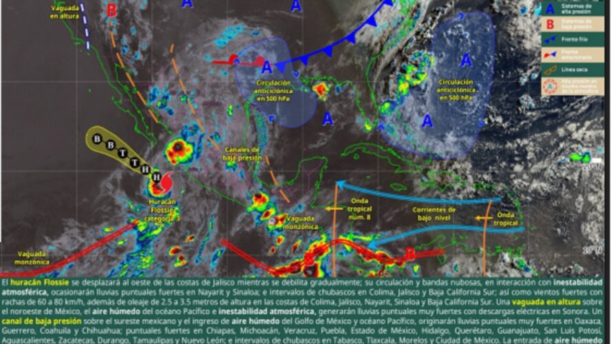 El reporte meteorológico indica que en las próximas horas se registrará cielo medio nublado a nublado con lluvias dispersas sobre el territorio campechano …