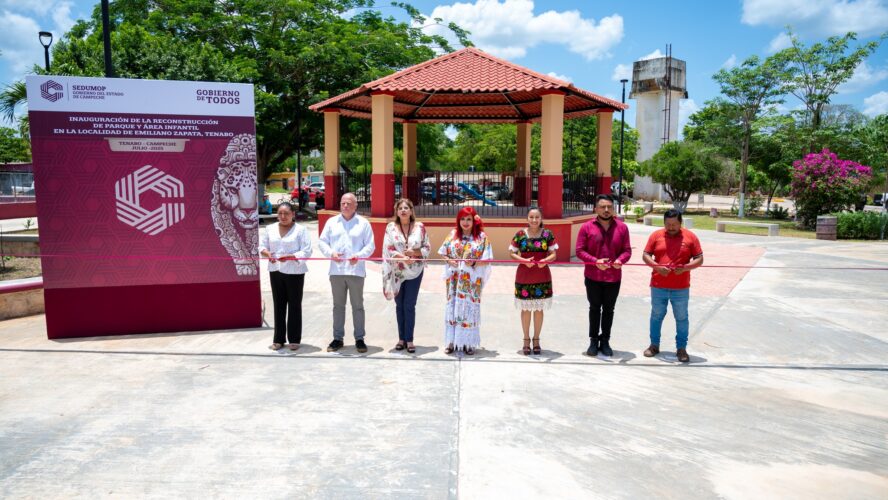 En gira de trabajo por la comunidad de Emiliano Zapata, Tenabo