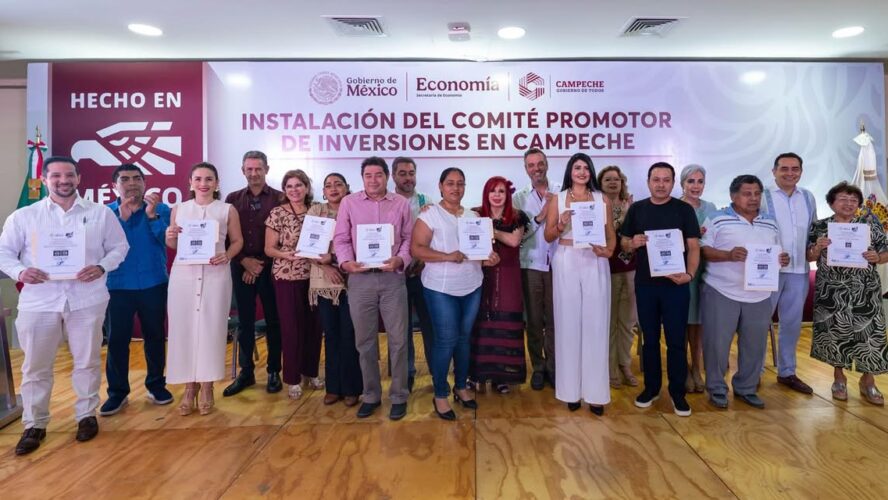 Hoy instalamos el Comité Promotor de Inversiones en Campeche y entregamos Certificados «Hecho en México» a empresarios campechanos