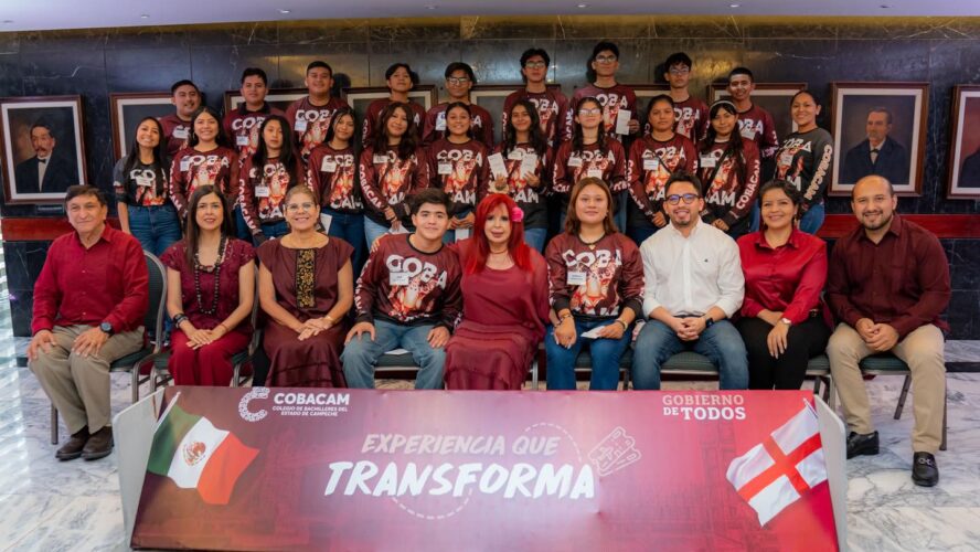 Con el programa Experiencia que Transforma, del COBACAM, celebramos la excelencia y el liderazgo de nuestras juventudes en los 37 centros del estado