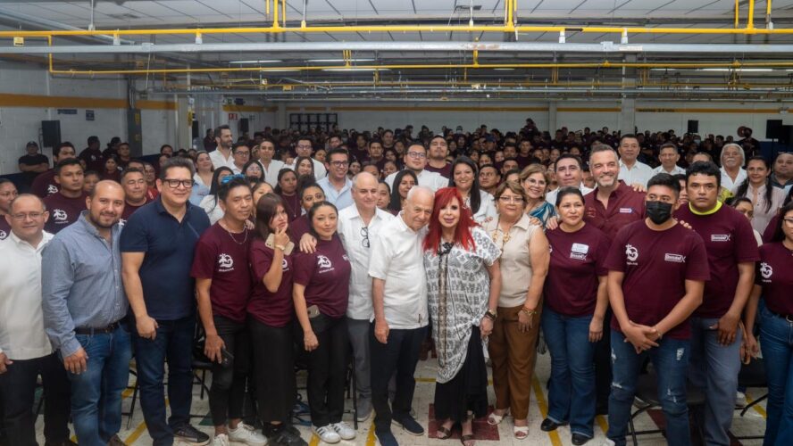 En Seybaplaya, inauguramos la planta de American Cotton Division FX, que proyecta generar más de 1,200 empleos en esta nueva etapa del desarrollo industrial de Campeche