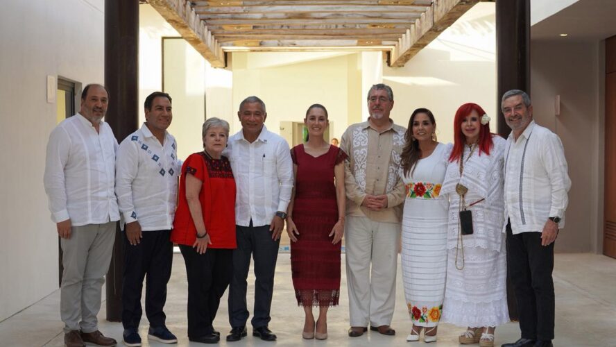 Desde Calakmul, acompañé a la PresidentA Claudia Sheinbaum Pardo a una reunión trilateral histórica con el mandatario de Guatemala