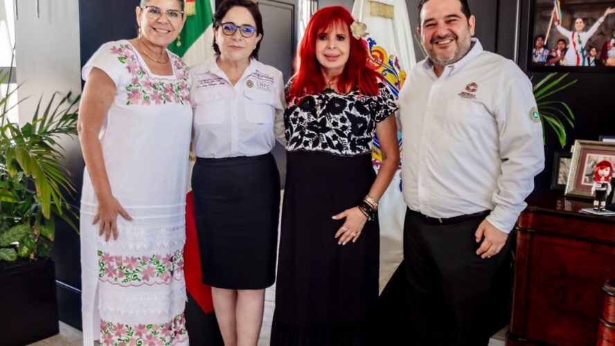 En el marco del curso-taller Atención de Emergencias por Huracanes, me dio mucho gusto recibir a la Coordinadora Nacional de Protección Civil
