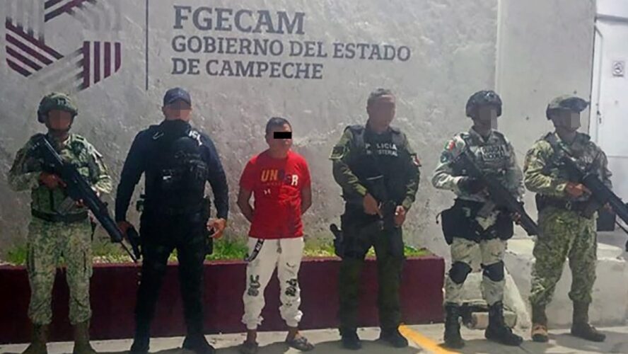 La Guardia Nacional, la Defensamx y la Secretaría de Marina, realizaron cuatro cateos en predios de las colonias Fátima y Jardines, en Carmen y Campeche respectivamente