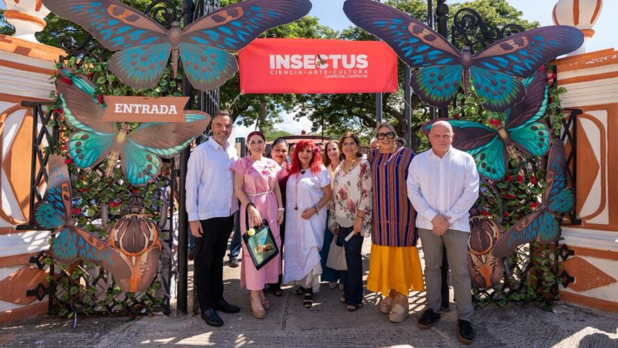 Esta mañana inauguramos la exposición “Insectus, Ciencia, Arte, Cultura, Campeche 2025”