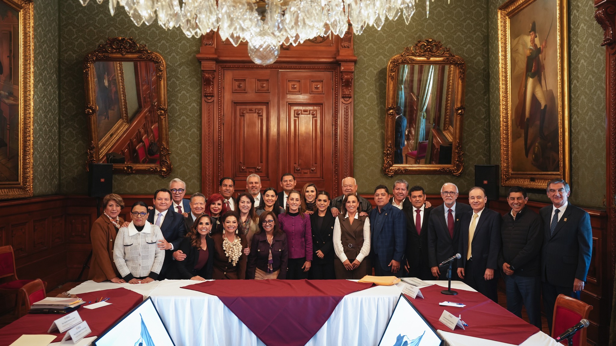 Hoy acompañé a nuestra PresidentA Claudia Sheinbaum Pardo en Palacio Nacional