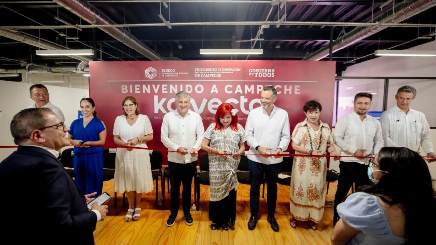 Hoy cortamos el listón inaugural del nuevo Centro de Contacto Konecta Campeche, empresa reconocida globalmente por su liderazgo en servicios de Business Process Outsourcing (BPO) y soluciones integrales de gestión de clientes