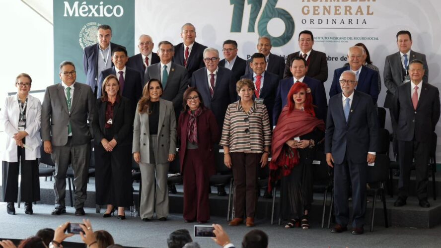 Hoy asistí a la 116 Asamblea General Ordinaria del IMSS, un encuentro que reafirma la fuerza y el compromiso de México con la salud y el bienestar de las familias